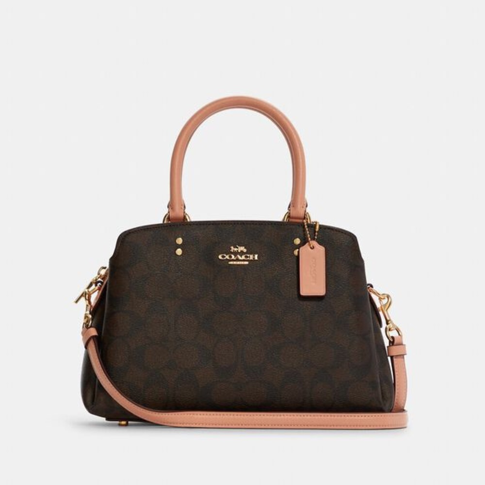 Coach Mini Lillie Carryall In Signature Canvas